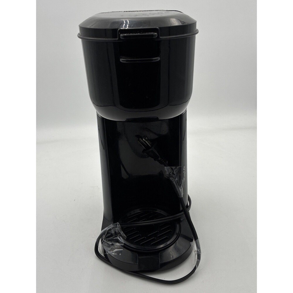 Mainstays Black Matte Single Serve Coffee Maker